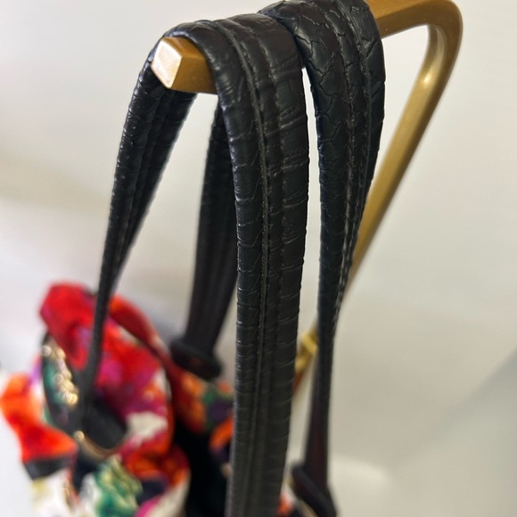 🧡”Wilson’s Leather” NWOT Floral Multicolor Shoulder Bag w/ Multiple Pockets💜 - Picture 7 of 15